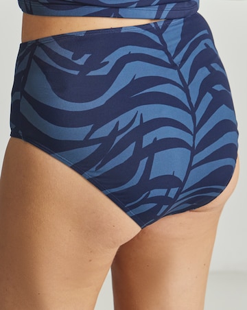 JD Williams Printed High Waist Bikini Bottoms