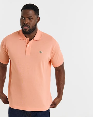 Lacoste Classic Short Sleeve Pique Polo - Coral
