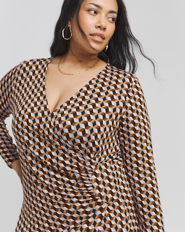 Joe Browns Geo Wrap Jersey Dress