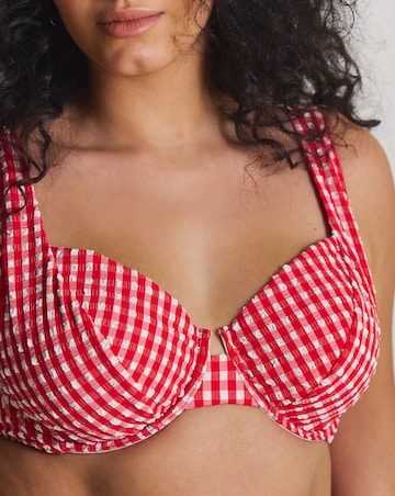 MAGISCULPT Gingham Underwired Bikini Top