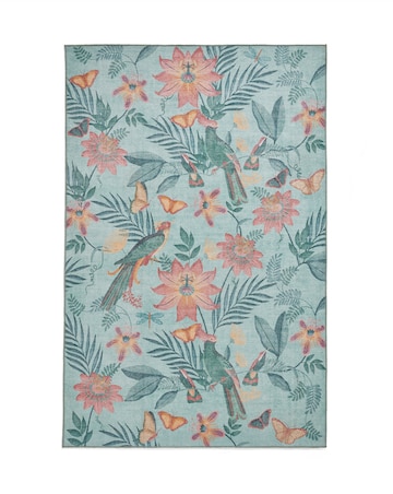 Catherine Lansfield Amaya Tropical Birds Rug