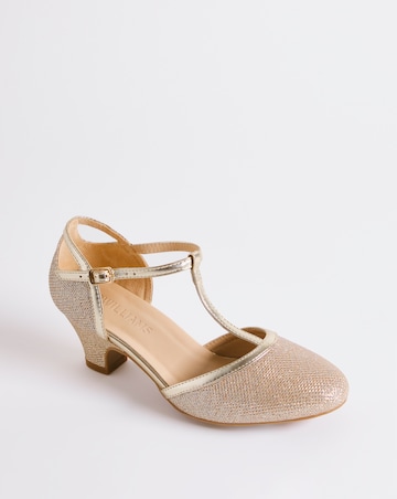 Athens T Bar Shoe - Wide Fit (E)