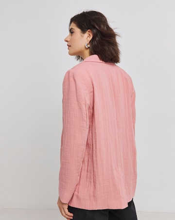 Dusty Pink Relaxed Lightweight Blazer