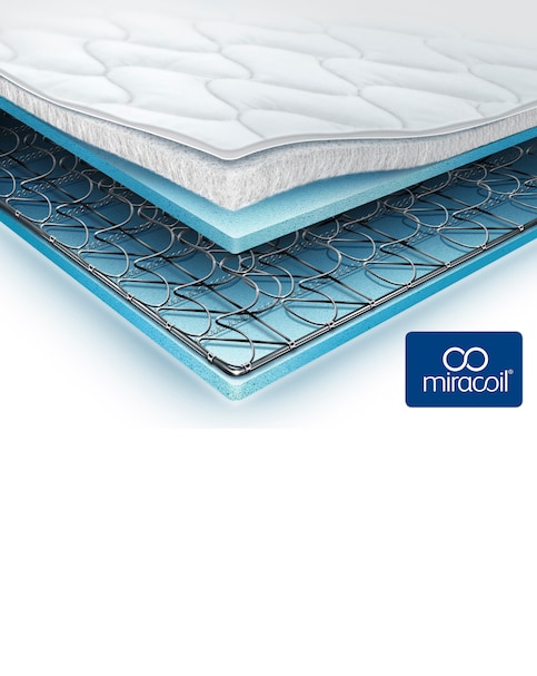 Silentnight Miracoil Mattress Divan Set with 2 Drawers
