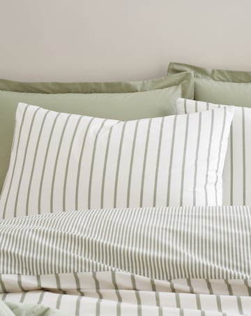 Bianca Hampton Stripe 100% Cotton Duvet Cover Set