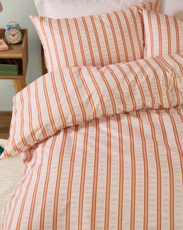 Hettie Soft Touch Striped Duvet Cover Set