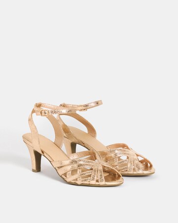 Waltz Round Toe Caged Heels - Extra Wide Fit (EEE)