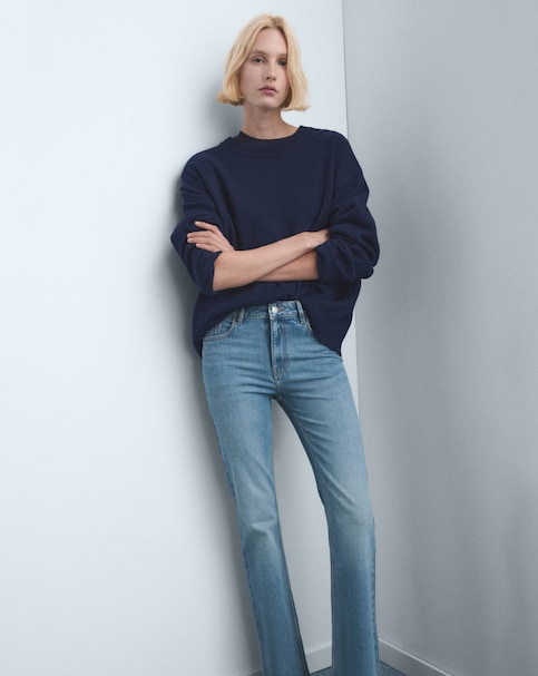 Mango Flare Mid-Rise Jean