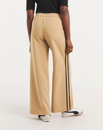 Tailored Side Stripe Wide Leg Trousers