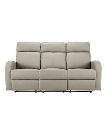 Ramsey Faux Leather Recliner 3 Seater Sofa