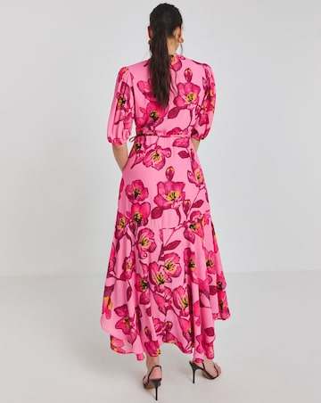 Joanna Hope Wrap Midi Dress