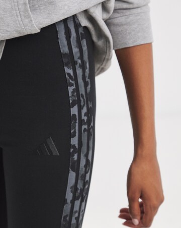 adidas Leopard Print 3 Stripe Leggings