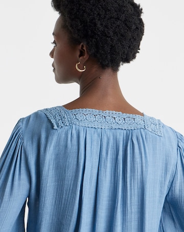 Square Neck Prairie Blouse