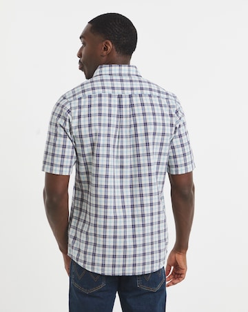 Wrangler Short Sleeve 1 Pocket Shirt - Blue