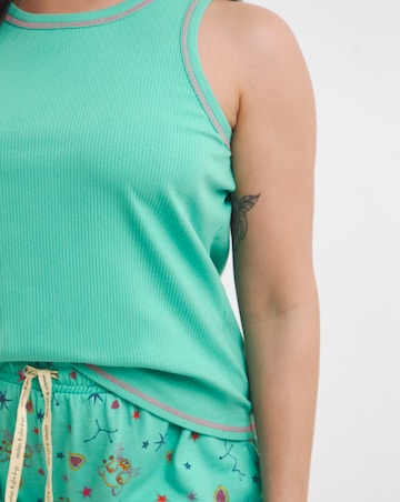 Simply Be (2 Pack) Ribbed Vest Pyjama Short Sets