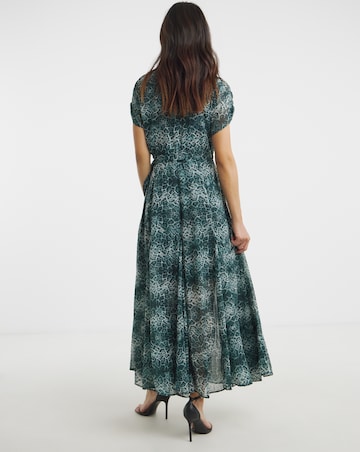 Religion Animal Maxi Wrap Dress