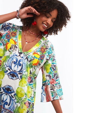 Joe Browns Fruity Fiesta Embroidered Tunic