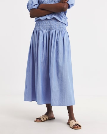 Shirred Waist Skirt