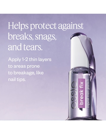 Essie Nail Care Break Fix Liquid Nail Patch Transparent Finish
