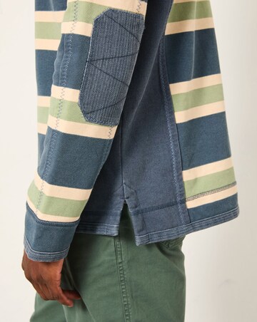 FatFace All Over Stripe Airlie Sweatshirt (Regular & Tall) - Blue Multi