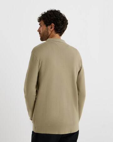 Folio Knitted Slouch Button Polo