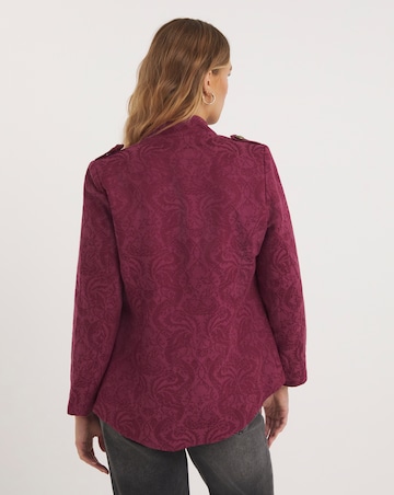 Joe Browns Plum Magnificent Military Jacket