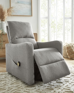 Lincoln Fabric Electric Recliner Armchair