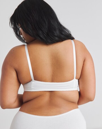 Pretty Secrets (2 Pack) Elana Full Cup Front Fastening Bras (B-F) Black/White