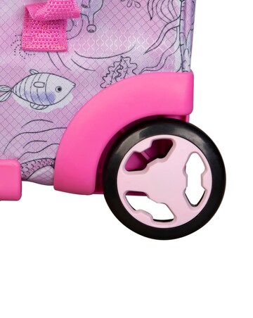 IT Luggage Curiosity Kids Underseat Suitcase - Pink Mermaid