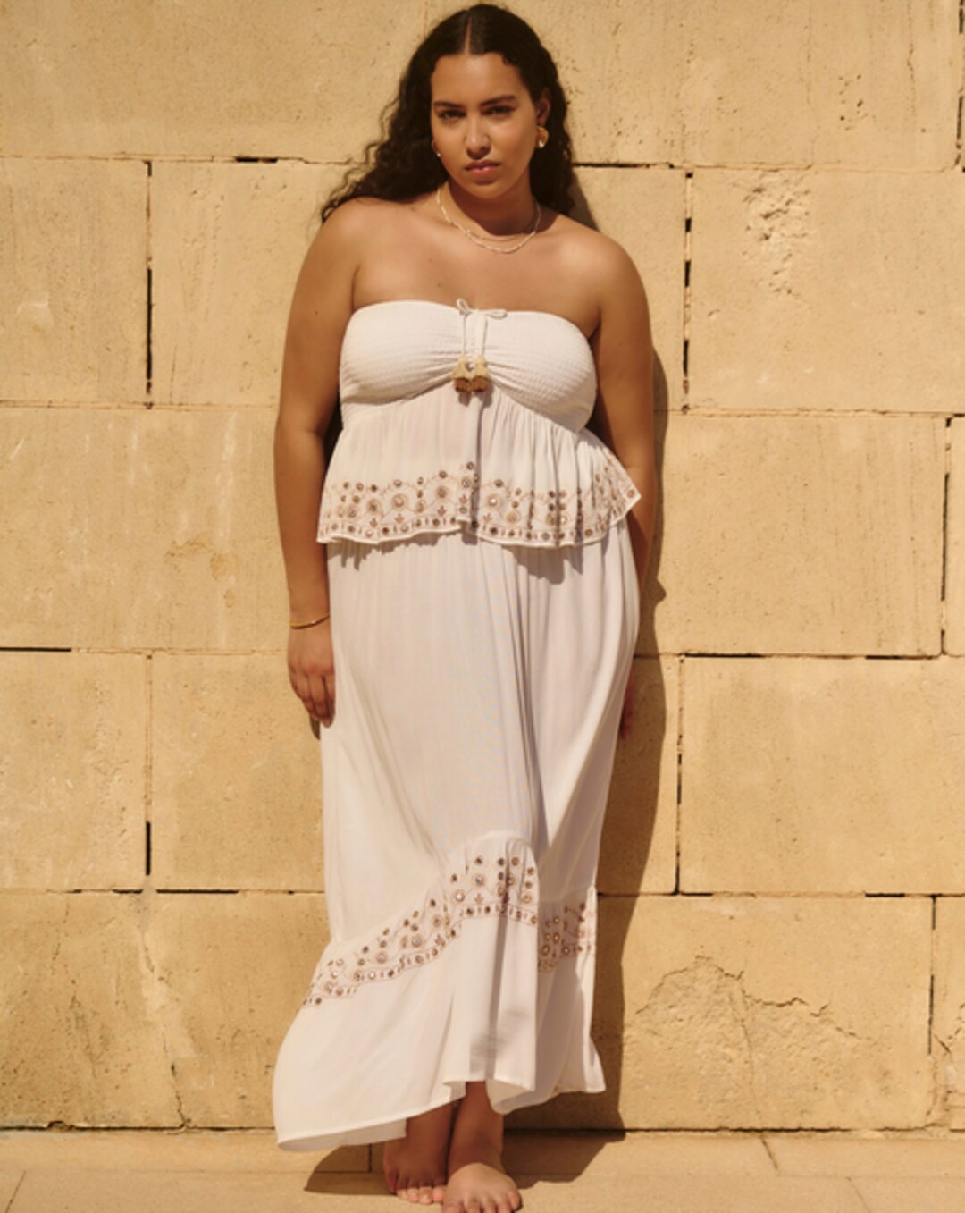 plus size beach dresses uk Boho Wedding Dresses,Two Piece Wedding Dress,Beach Wedding Dress,Lace Wedding Dress,WD00263, US4 / Champagne main image 1
