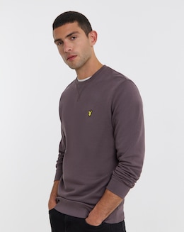 Lyle &amp; Scott Classic Crew Neck Sweatshirt-Espresso