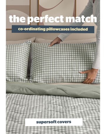 Silentnight Summer Breeze Seersucker Coverless 2.5 Tog Duvet and Pillowcase Set