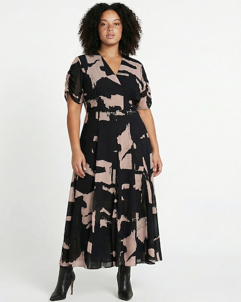 Religion Solstice Abstract Maxi Dress