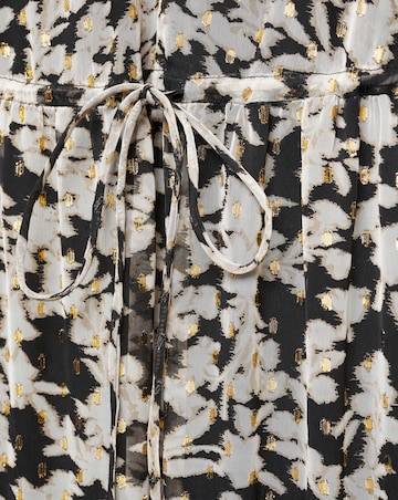 Mango Floral Print Midi Dress