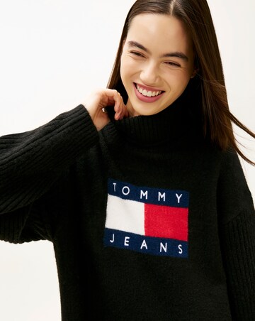 Tommy Jeans Turtleneck Flag Dress