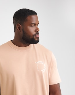 Jack &amp; Jones Lasting Impact Graphic T-Shirt - Pink