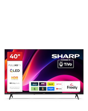 Sharp 2T-C40HE3245KB 40in QLED Smart HD Tivo TV