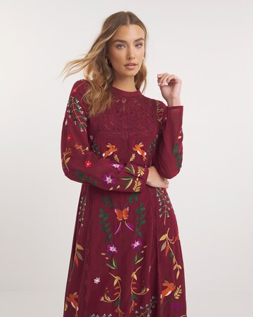 Joe Browns Enchanted Occasion Forset Embroidered Maxi Dress