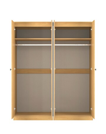 Richmond Ready Assembled 4 Door Wardrobe