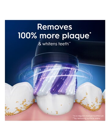 Oral-B iO Radiant White Black Refill heads 4 Pack
