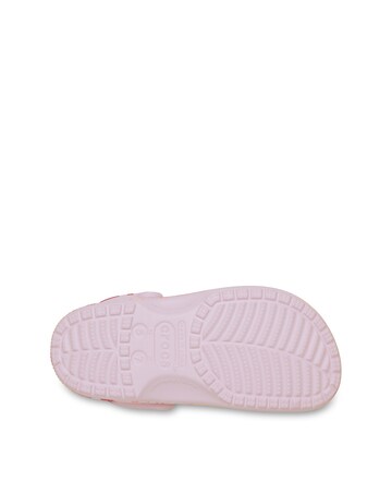 Crocs Pink Milk/Hearts Classic Clog - Standard Fit