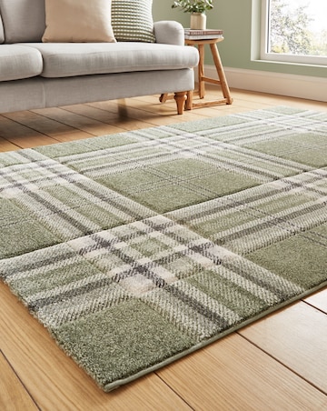 Catherine Lansfield Kelso Check Rug