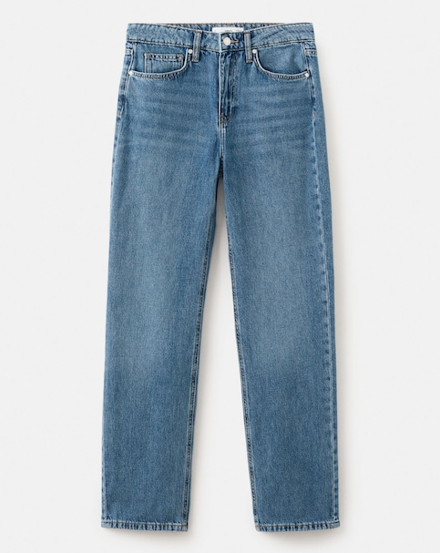 Mango Medium Rise Straight Jean