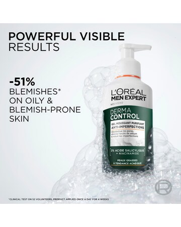 L'Oreal Men Expert Derma Control Purifying Cleansing Gel