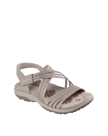 Skechers Reggae Slim Sunny Side 2.0 Taupe Sandals - Standard Fit (D)