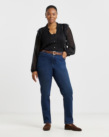 Super Stretch Indigo Slim Jeans