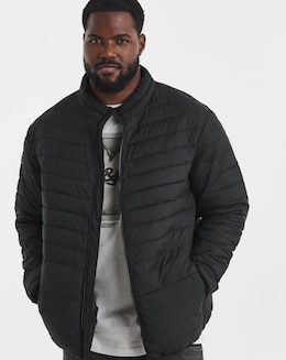 Jack &amp; Jones State Packable Puffer Coat - Black