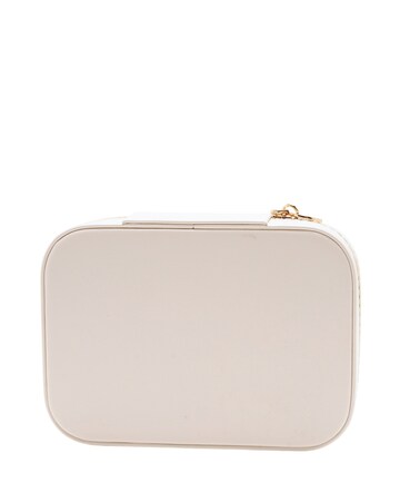 Sophia Lane White & Blue Floral Jewellery Box