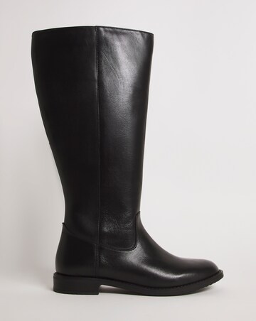 Leather High Leg Boot EEE Fit Super Curvy Calf