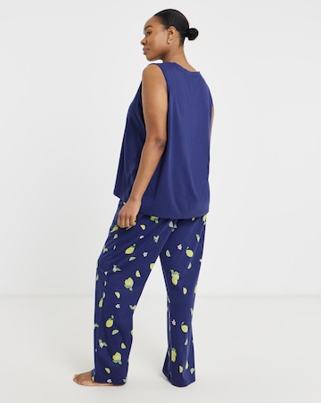 Pretty Secrets Value Pyjama Set Lemon Print